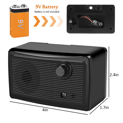 Haukumisvastane haukumisvastane Ultraheli lemmikloomatõrjuv välikoerte Sonic haukukontrolleri tööriist ilma akuta