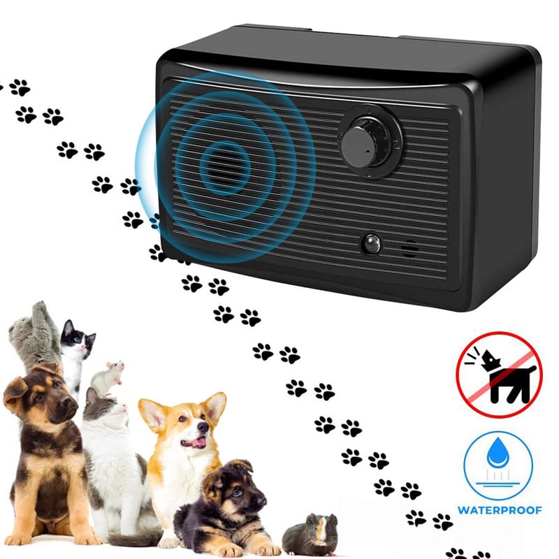 Haukumisvastane haukumisvastane Ultraheli lemmikloomatõrjuv välikoerte Sonic haukukontrolleri tööriist ilma akuta