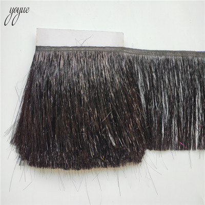 1 jards/gabals Plastmasas bārkstis pušķis, mežģīnes latīņu kleita Makrame Samba deju apģērbs mežģīnes poliestera viena josla 10cm platums