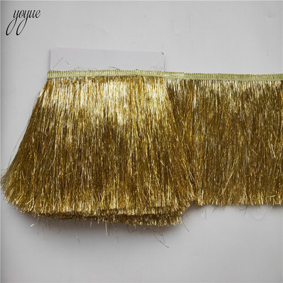 1 jards/gabals Plastmasas bārkstis pušķis, mežģīnes latīņu kleita Makrame Samba deju apģērbs mežģīnes poliestera viena josla 10cm platums