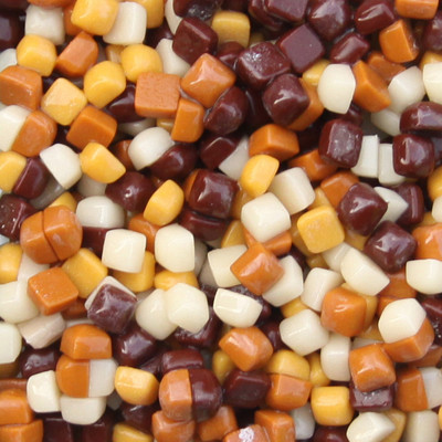 100 g/3,52 unces (apmēram 300 gab.) 0,58 cm kvadrātveida glazūras nefrīta mozaīkas flīzes DIY amatniecības flīžu mozaīkas izgatavošanas materiāli vairākās krāsās pēc izvēles