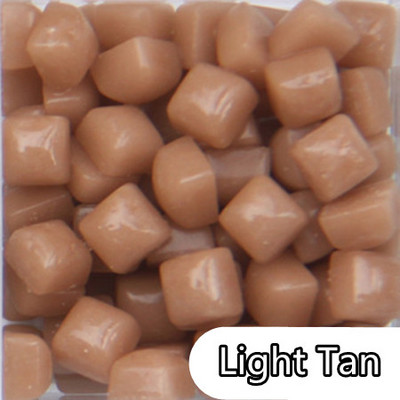 100 g/3,52 unces (apmēram 300 gab.) 0,58 cm kvadrātveida glazūras nefrīta mozaīkas flīzes DIY amatniecības flīžu mozaīkas izgatavošanas materiāli vairākās krāsās pēc izvēles