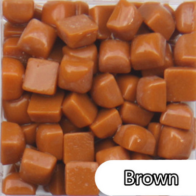 100 g/3,52 unces (apmēram 300 gab.) 0,58 cm kvadrātveida glazūras nefrīta mozaīkas flīzes DIY amatniecības flīžu mozaīkas izgatavošanas materiāli vairākās krāsās pēc izvēles