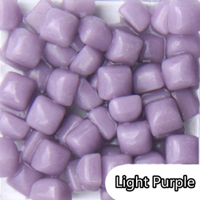 100 g/3,52 unces (apmēram 300 gab.) 0,58 cm kvadrātveida glazūras nefrīta mozaīkas flīzes DIY amatniecības flīžu mozaīkas izgatavošanas materiāli vairākās krāsās pēc izvēles