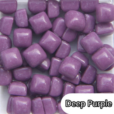 100 g/3,52 unces (apmēram 300 gab.) 0,58 cm kvadrātveida glazūras nefrīta mozaīkas flīzes DIY amatniecības flīžu mozaīkas izgatavošanas materiāli vairākās krāsās pēc izvēles