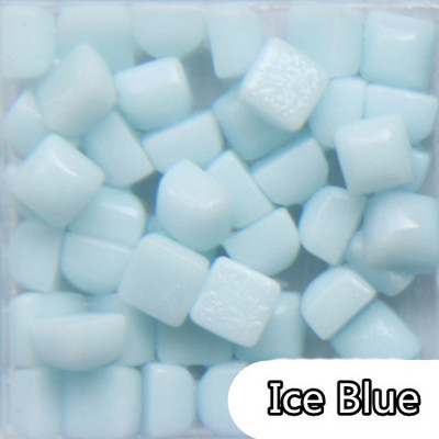 100 g/3,52 unces (apmēram 300 gab.) 0,58 cm kvadrātveida glazūras nefrīta mozaīkas flīzes DIY amatniecības flīžu mozaīkas izgatavošanas materiāli vairākās krāsās pēc izvēles