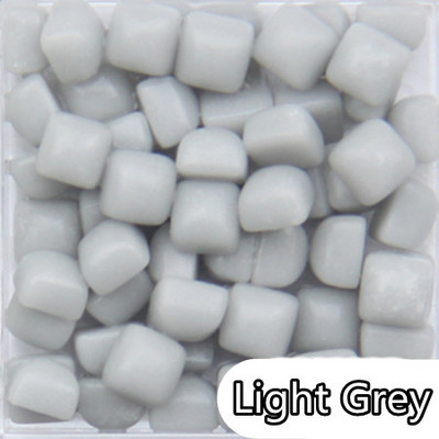 100 g/3,52 unces (apmēram 300 gab.) 0,58 cm kvadrātveida glazūras nefrīta mozaīkas flīzes DIY amatniecības flīžu mozaīkas izgatavošanas materiāli vairākās krāsās pēc izvēles