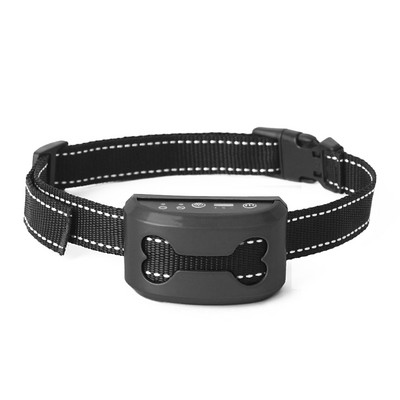 Inteliģenta suņu riešanas atpazīšana, uzlādējama IP65 ūdensizturīga ultraskaņas vibrācijas elektrostatiskā trieciena suņa kakla siksna