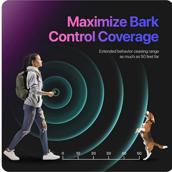 2023 Release Pet Dog Repeller Ultrasonic Dog Training Device Rechargeable Anti Dog Bark Deterrent Device with LED φακό
