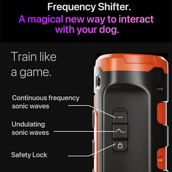 2023 Release Pet Dog Repeller Ultrasonic Dog Training Device Rechargeable Anti Dog Bark Deterrent Device with LED φακό