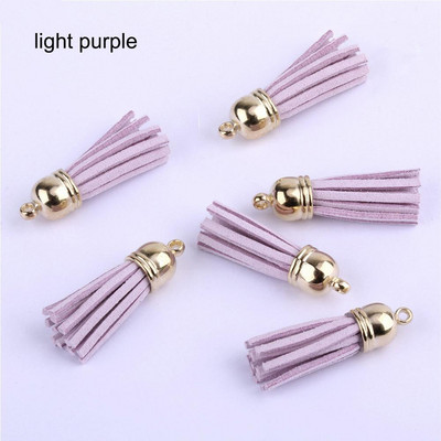 10GAB 3cm Mini pušķi Vintage ādas zamšādas pušķi Tālruņa pušķi priekš DIY Amatniecības rotaslietas Atradumi Kulonu Auskari Aksesuāri