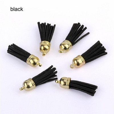 10GAB 3cm Mini pušķi Vintage ādas zamšādas pušķi Tālruņa pušķi priekš DIY Amatniecības rotaslietas Atradumi Kulonu Auskari Aksesuāri