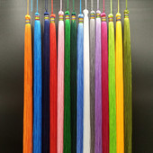 2GAB 33CM ļoti garš pinums pušķis DIY rotaslietas mājas tekstila aizkars apģērbs Dekoratīvs izgatavošanas piekariņi Kuloni Amatniecības pušķi