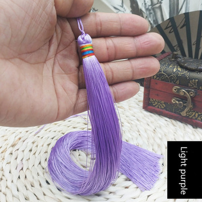 2GAB 33CM ļoti garš pinums pušķis DIY rotaslietas mājas tekstila aizkars apģērbs Dekoratīvs izgatavošanas piekariņi Kuloni Amatniecības pušķi