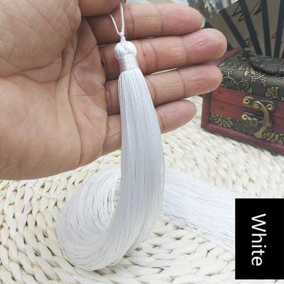 2GAB 33CM ļoti garš pinums pušķis DIY rotaslietas mājas tekstila aizkars apģērbs Dekoratīvs izgatavošanas piekariņi Kuloni Amatniecības pušķi