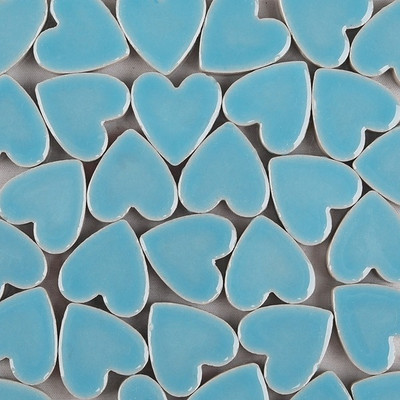 20 gab (aptuveni 85 g/3 unces) sirds formas porcelāna mozaīkas flīzes 2,3 * 2,3 * 0,5 cm 10 krāsas Izvēles DIY Mosaic Craft keramikas flīzes