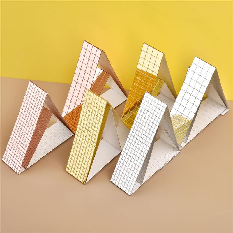 Nauji lipnūs tikrojo stiklo amatų mini kvadratiniai veidrodžiai mozaikinės plytelės lipdukai vonios kambarys pasidaryk pats rankų darbo amatų namų dekoravimas