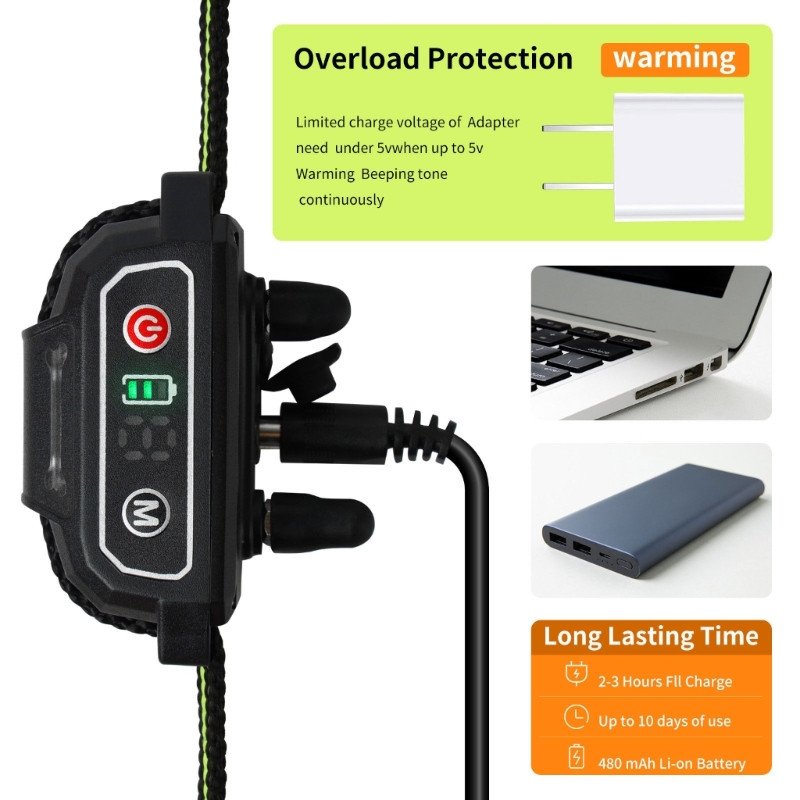 Αντι γαβγίσματα Train Dogs Κολάρο ελέγχου γαβγίσματος Δονούμενο κολάρο γαβγίσματος για σκύλους αδιάβροχο γιακά σκυλιών Κολάρο γαβγίσματος σκυλιών