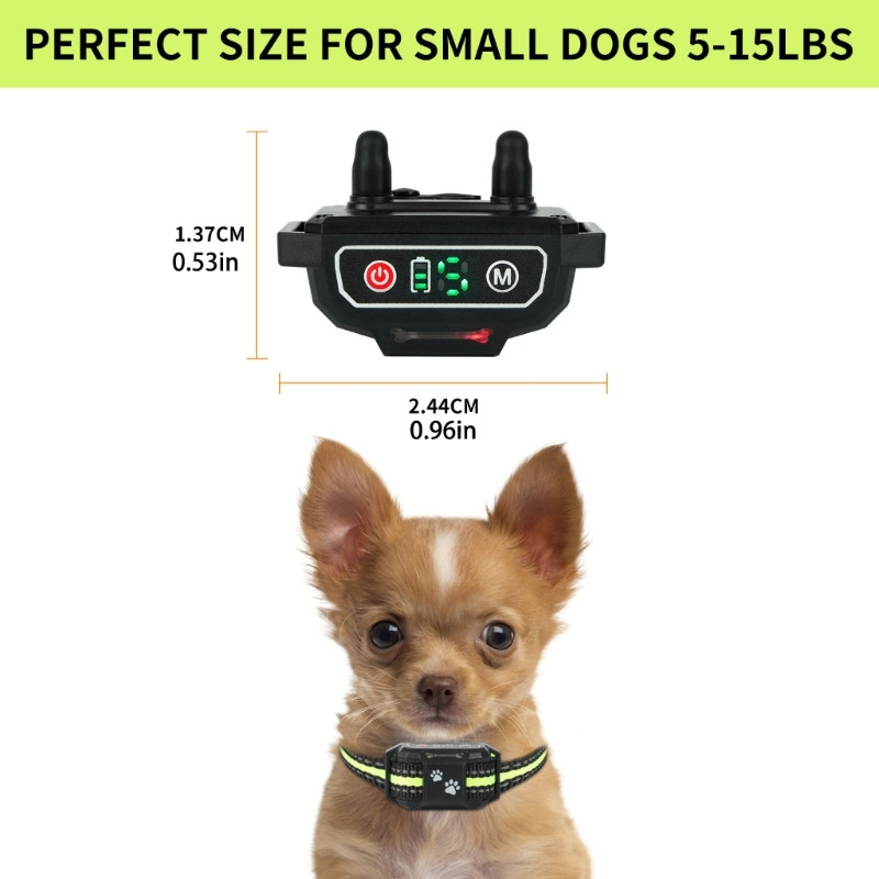 Αντι γαβγίσματα Train Dogs Κολάρο ελέγχου γαβγίσματος Δονούμενο κολάρο γαβγίσματος για σκύλους αδιάβροχο γιακά σκυλιών Κολάρο γαβγίσματος σκυλιών