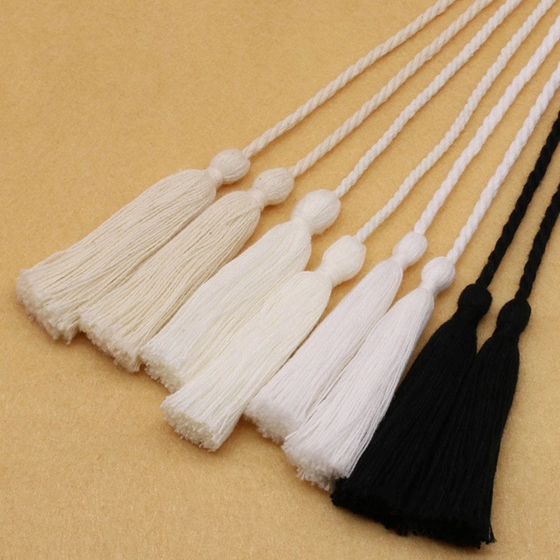 5PCS Poliester pamuk dvoglava užad traka rese kućni tekstil zavjese odjeća privjesak rukotvorine rese DIY ukrasi odjeće