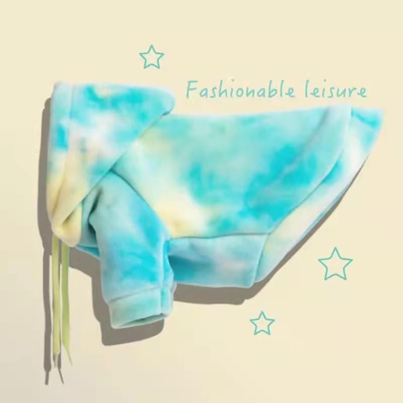 Mājdzīvnieku apģērbs Kaklasaites krāsotas kapuces Mazi, vidēji lieli kaķu suņi rudens ziemas vilnas modes mētelis Čivavas Jorkšīras Pomerānijas džemperis