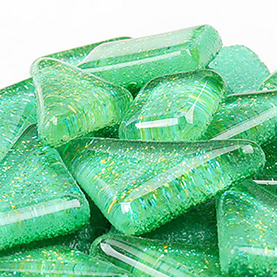 100 gramm/szett barkácsolás szabálytalan sima üvegmozaik kövek mozaik üvegkavics kézműves anyag kirakós mozaik készítéshez