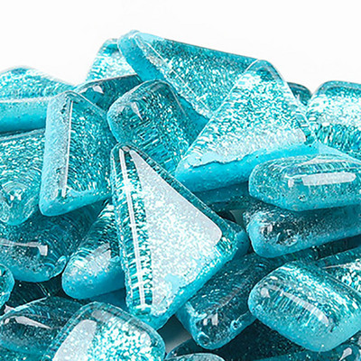 100 gramm/szett barkácsolás szabálytalan sima üvegmozaik kövek mozaik üvegkavics kézműves anyag kirakós mozaik készítéshez