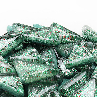 100 gramm/szett barkácsolás szabálytalan sima üvegmozaik kövek mozaik üvegkavics kézműves anyag kirakós mozaik készítéshez