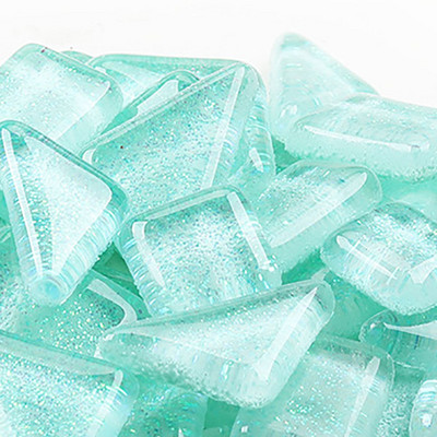 100 gramm/szett barkácsolás szabálytalan sima üvegmozaik kövek mozaik üvegkavics kézműves anyag kirakós mozaik készítéshez