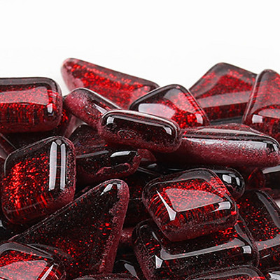 100 gramm/szett barkácsolás szabálytalan sima üvegmozaik kövek mozaik üvegkavics kézműves anyag kirakós mozaik készítéshez