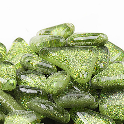 100 gramm/szett barkácsolás szabálytalan sima üvegmozaik kövek mozaik üvegkavics kézműves anyag kirakós mozaik készítéshez