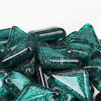 100 gramm/szett barkácsolás szabálytalan sima üvegmozaik kövek mozaik üvegkavics kézműves anyag kirakós mozaik készítéshez