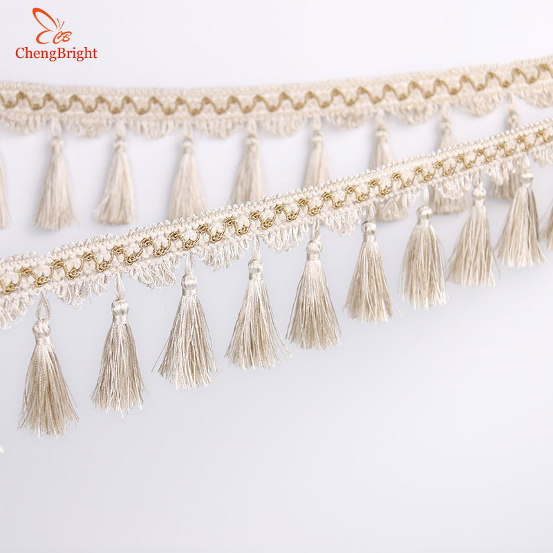 CHENGBRIGHT aukštos kokybės 1 kiemas 10 cm ilgio poliesterio nėrinių kutai gėlių langų audiniai nėriniai vestuviniai aksesuarai tekstiliniai kutai