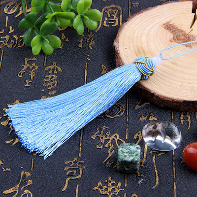 Trompetes ananāsu cepures pušķu piekabe Augstākās klases amatniecības izstrādājumi ar pušķi, ķīniešu mezglu kulonu rotājumi automašīnā piekarināmi laternas aizkaru rotājumi