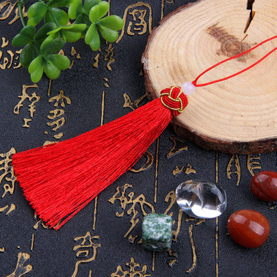 Trompetes ananāsu cepures pušķu piekabe Augstākās klases amatniecības izstrādājumi ar pušķi, ķīniešu mezglu kulonu rotājumi automašīnā piekarināmi laternas aizkaru rotājumi