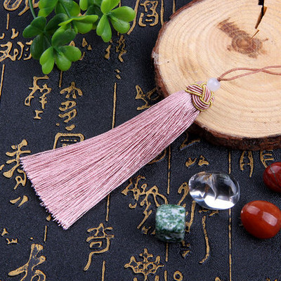 Trompetes ananāsu cepures pušķu piekabe Augstākās klases amatniecības izstrādājumi ar pušķi, ķīniešu mezglu kulonu rotājumi automašīnā piekarināmi laternas aizkaru rotājumi