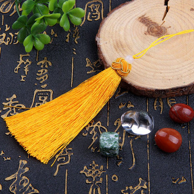 Trompetes ananāsu cepures pušķu piekabe Augstākās klases amatniecības izstrādājumi ar pušķi, ķīniešu mezglu kulonu rotājumi automašīnā piekarināmi laternas aizkaru rotājumi