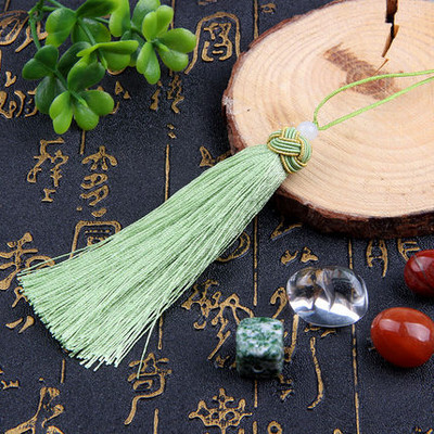 Trompetes ananāsu cepures pušķu piekabe Augstākās klases amatniecības izstrādājumi ar pušķi, ķīniešu mezglu kulonu rotājumi automašīnā piekarināmi laternas aizkaru rotājumi