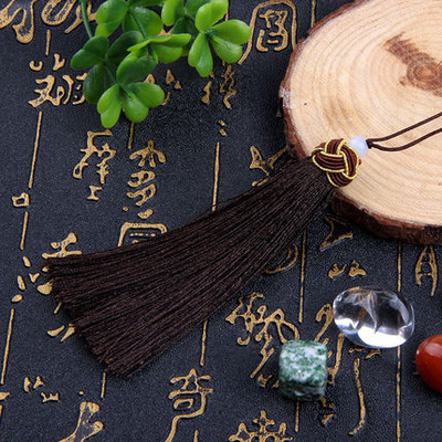 Trompetes ananāsu cepures pušķu piekabe Augstākās klases amatniecības izstrādājumi ar pušķi, ķīniešu mezglu kulonu rotājumi automašīnā piekarināmi laternas aizkaru rotājumi