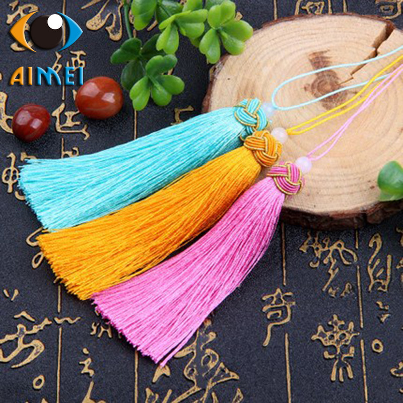 Trompetes ananāsu cepures pušķu piekabe Augstākās klases amatniecības izstrādājumi ar pušķi, ķīniešu mezglu kulonu rotājumi automašīnā piekarināmi laternas aizkaru rotājumi