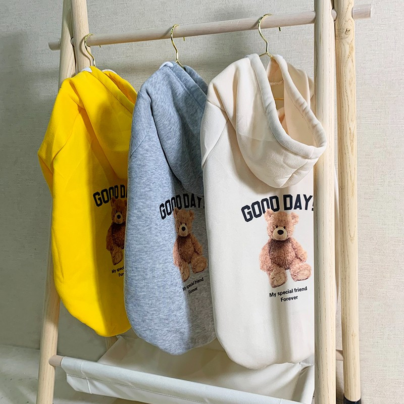 Kutyaruhák Téli Aranyos Kutyák Pulcsik Pulóverek Rajzfilm Medve Kis és Közepes Kutyák Pulóver Kabátok Francia Bulldog Chihuahua