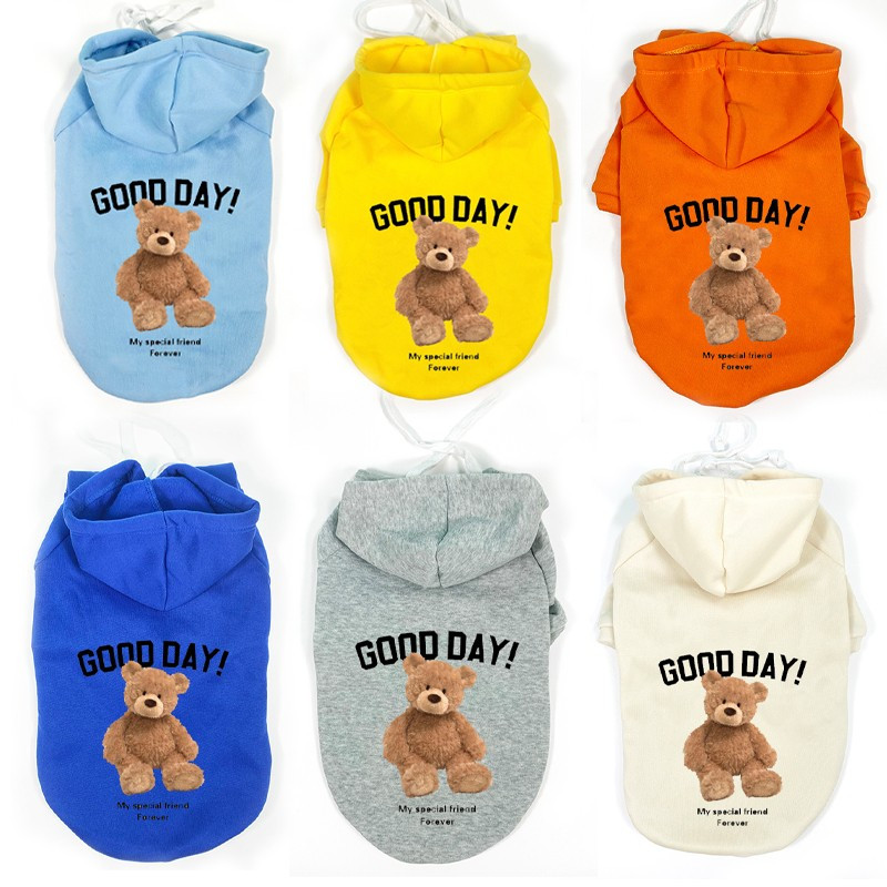 Kutyaruhák Téli Aranyos Kutyák Pulcsik Pulóverek Rajzfilm Medve Kis és Közepes Kutyák Pulóver Kabátok Francia Bulldog Chihuahua