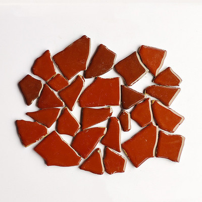 Zilā un baltā porcelāna fragmenti 3 unces/85 g (4–5 gab.) Keramikas mozaīkas flīzes DIY amatniecības flīžu mozaīkas izgatavošanas materiāli