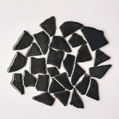 Zilā un baltā porcelāna fragmenti 3 unces/85 g (4–5 gab.) Keramikas mozaīkas flīzes DIY amatniecības flīžu mozaīkas izgatavošanas materiāli