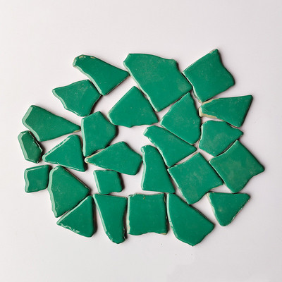 Zilā un baltā porcelāna fragmenti 3 unces/85 g (4–5 gab.) Keramikas mozaīkas flīzes DIY amatniecības flīžu mozaīkas izgatavošanas materiāli