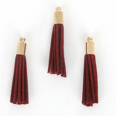 10 gab. 35 mm zelta vāciņi zamšādas pušķis bārkstis piekariņi rotaslietām, auskaru izgatavošana, rokassprādze, kaklarota, atslēgas piekariņš, tālrunis, DIY, rotaslietas.