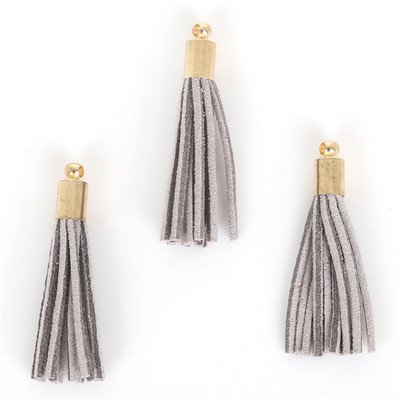 10 gab. 35 mm zelta vāciņi zamšādas pušķis bārkstis piekariņi rotaslietām, auskaru izgatavošana, rokassprādze, kaklarota, atslēgas piekariņš, tālrunis, DIY, rotaslietas.