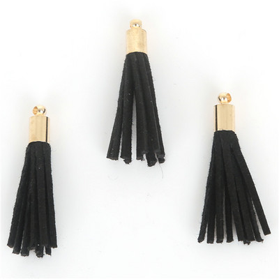 10 gab. 35 mm zelta vāciņi zamšādas pušķis bārkstis piekariņi rotaslietām, auskaru izgatavošana, rokassprādze, kaklarota, atslēgas piekariņš, tālrunis, DIY, rotaslietas.