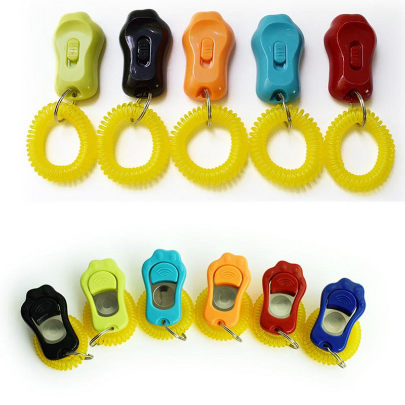 Обучение Pet Supplies Three Grades Adjust Sound Dog Obedience Clicker Trainer Аксесоари за кучета Mascotas Suministros para perros