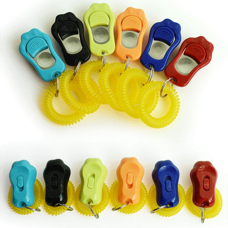 Обучение Pet Supplies Three Grades Adjust Sound Dog Obedience Clicker Trainer Аксесоари за кучета Mascotas Suministros para perros